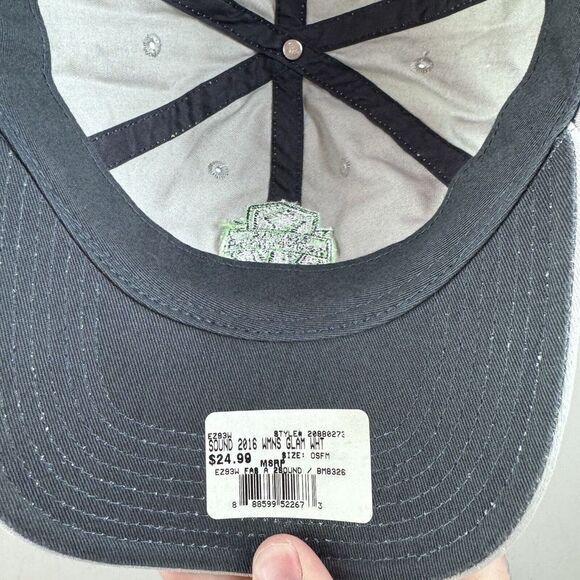 Adidas Hat Cap Women MLS Soccer Seattle Sounders Football Sports Outdoor NWT - Picture 6 of 7